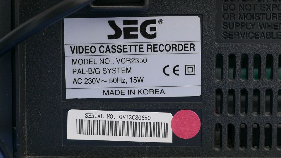 SEG VCR 2350