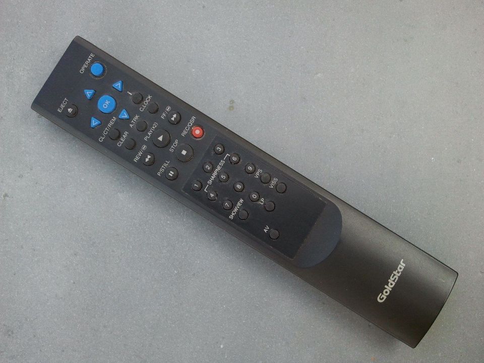 Fernbedienung GoldStar VHS Video Recorder #1 Fernbedienung GoldStar VHS Video Recorder #1