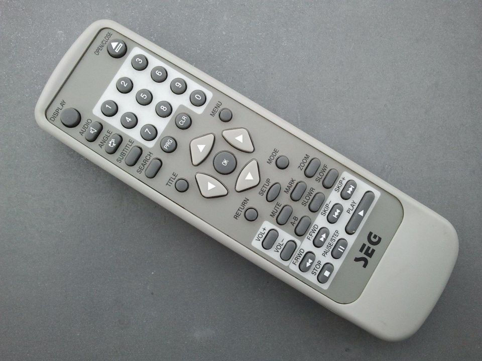 Fernbedienung SEG DVD 333 Grau Fernbedienung SEG DVD 333 Grau