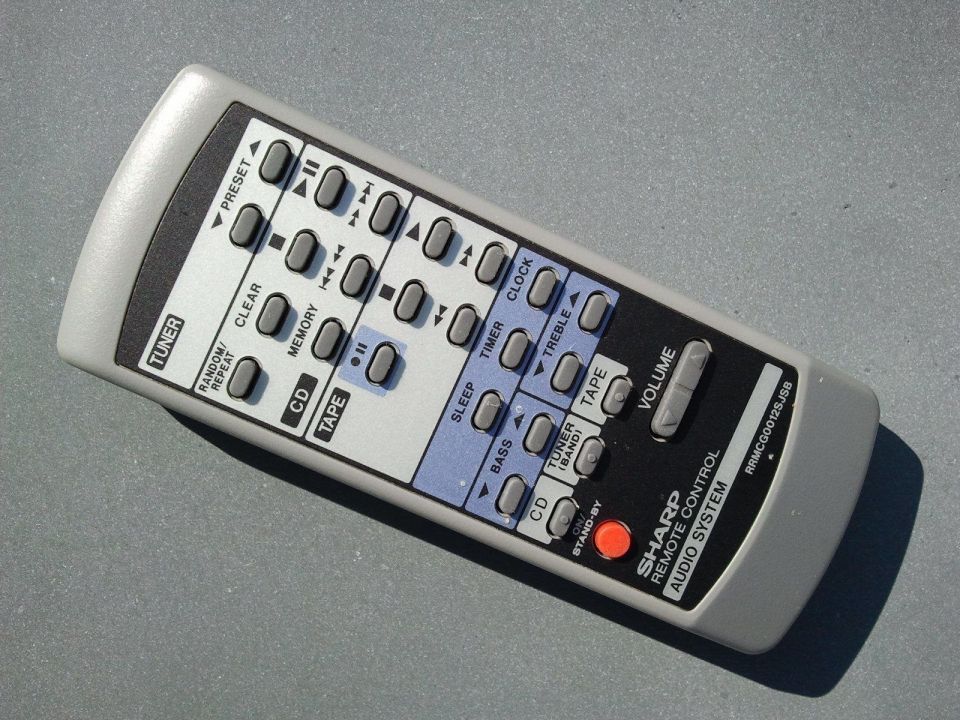 Fernbedienung Sharp RRMCG0012SJSB Fernbedienung Sharp RRMCG0012SJSB